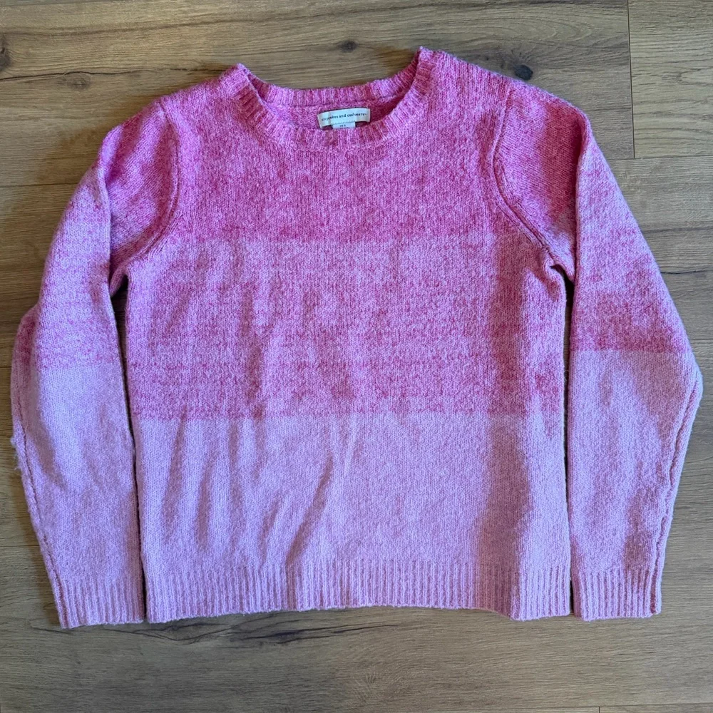 cupcakes & cashmere Pink Ombre Sweater - Picture 1 of 3